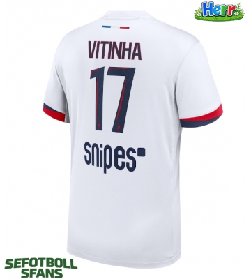 Paris Saint-Germain Vitinha #17 Bortatröja 2025-26 Kortärmad